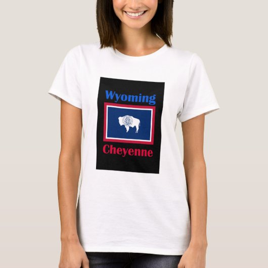 Cheyenne Wyoming T-shirt (Voorkant)