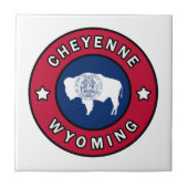 Cheyenne Wyoming Tegeltje (Voorkant)