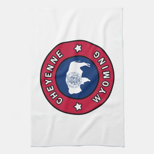 Cheyenne Wyoming Theedoek (Verticaal)