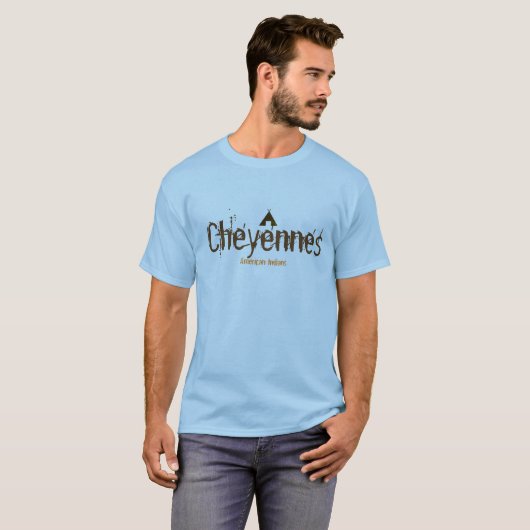 Cheyennes Amerikaanse indiaan T-shirt (Voorkant volledig)