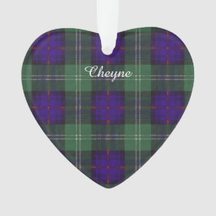 Cheyne clan Pset Scottish kilt tartan Ornament