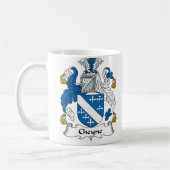 Cheyne Family Crest Koffiemok (Links)