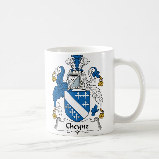 Cheyne Family Crest Koffiemok (Rechts)