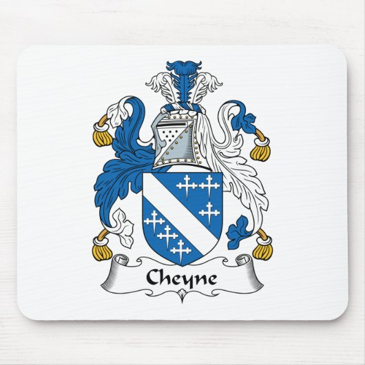 Cheyne Family Crest Muismat (Voorkant)
