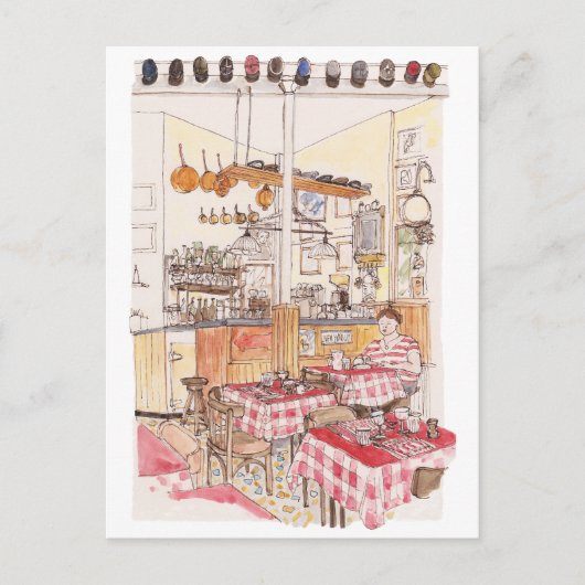 Chez Antoine, cartes postales Briefkaart (Voorkant)