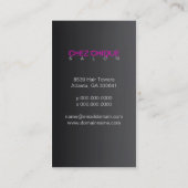 Chez Chique Salon Visitekaartje (Achterkant)