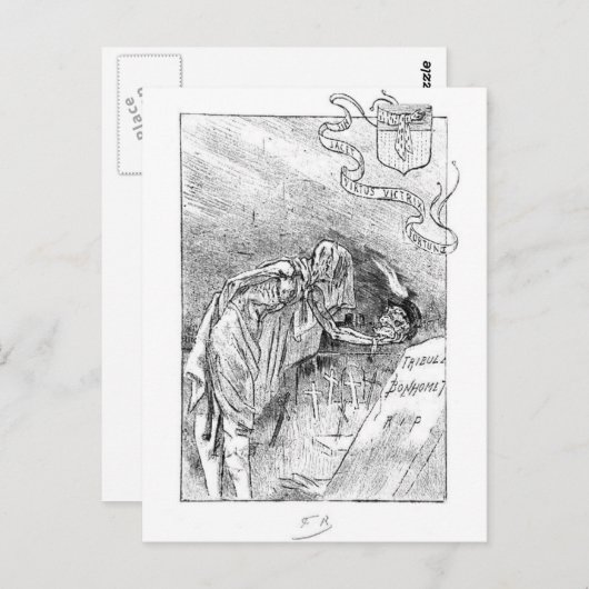 Chez les Passants  briefkaart (Voorkant / Achterkant)