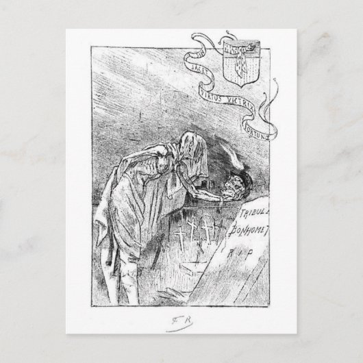 Chez les Passants  briefkaart (Voorkant)