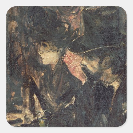 Chez Maxim Vierkante Sticker (Voorkant)