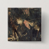 Chez Maxim's Vierkante Button 5,1 Cm (Voorkant)