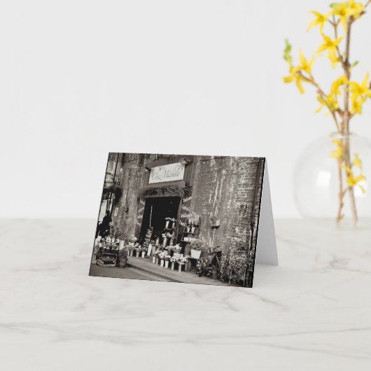 Chez Michèle [Wenskaart] Kaart (Gele Bloem)