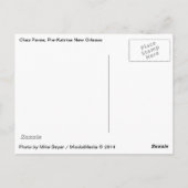 Chez Paree, pre-Katrina New Orleans Neon Sign Briefkaart (Achterkant)