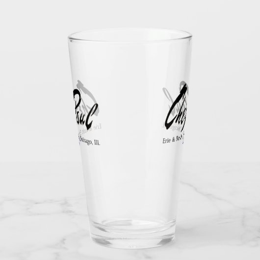 Chez Paul French Restaurant, Chicago Glas (Links)