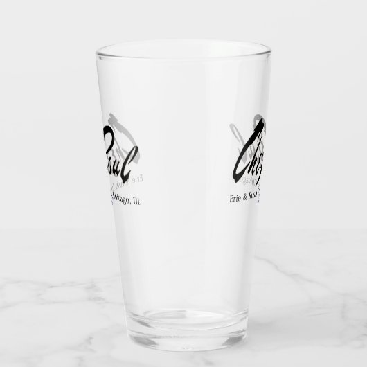 Chez Paul French Restaurant, Chicago Glas (Rechts)