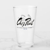 Chez Paul French Restaurant, Chicago Glas (Voorkant)