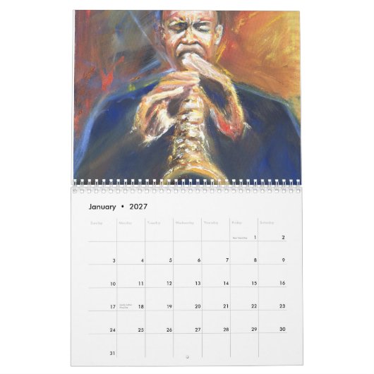 Chez Rhonel 2013 Art Calendar Kalender (Jan 2027)