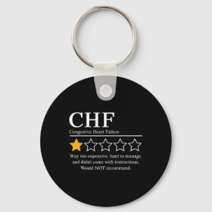 CHF Warrior NFTW Congestief hartfalen Ziekte Sleutelhanger
