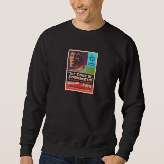 CHFU zwart The Curse of Frankenstein 3 sweatshirt (Voorkant)