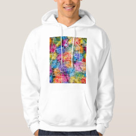 Chhatrapati Sambhajinagar Maharashtra Stad Kaart Hoodie