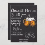 Chheers and Beers 60 40th 50th 30th 21st Kaart<br><div class="desc">Proost en bieren 40e verjaardag,  Proost en bier,  21e verjaardagsfeestje,  50e verjaardagsfeestje,  40e verjaardagsfeestje,  Evite verjaardagsgejuich en bieren,  40e verjaardagsfeestje,  Evite verjaardagsgejuich en bieren,  Proost 30, 4e verjaardagsversiering,  Verjaardagsuitnodigingen aanpassen</div>