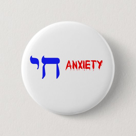 CHI ANXIETY RONDE BUTTON 5,7 CM (Voorkant)
