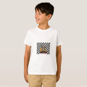 Chi Chi Neemt De Geruite Vlag T-shirt (Voorkant volledig)