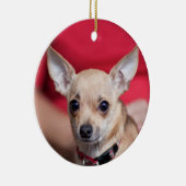 Chi Chi Sweet Pea Brown Chihuahua Ornament (Rechts)