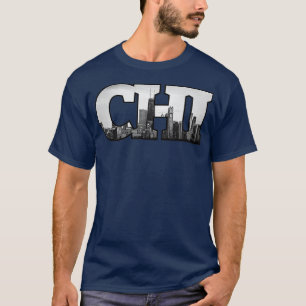 CHI Chicago City Skyline of Downtown Chicago Illin T-shirt