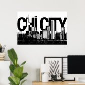 CHI CITY 1 Poster (Thuiskantoor)