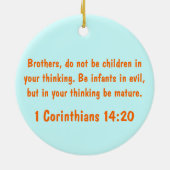 Chi FIles Ornament (Aquamarine) (Achterkant)