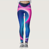 Chi Fusion: Levendige Yin Yang-energieën Leggings (Voorkant)