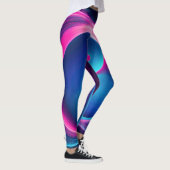 Chi Fusion: Levendige Yin Yang-energieën Leggings (Rechts)