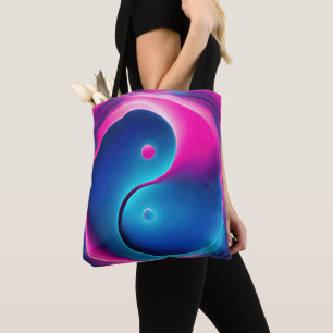 Chi Fusion: Levendige Yin Yang-energieën Tote Bag