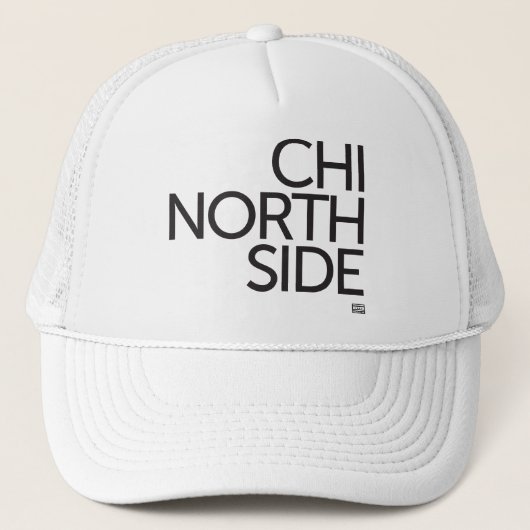 CHI NORTH SIDE Bold Star Trucker Hat Pet (Voorkant)