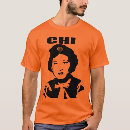 chi - oranje t-shirt (Voorkant)