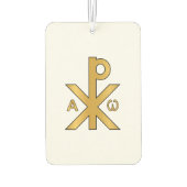 Chi-Rho Alpha Omega Odoramentum Luchtverfrisser (Achterkant)