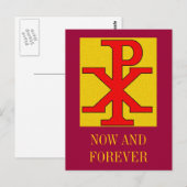 CHI-RHO BRIEFKAART (Voorkant / Achterkant)