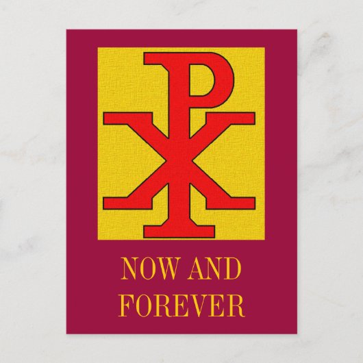 CHI-RHO BRIEFKAART (Voorkant)