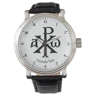 Chi Rho Christogram Horloge