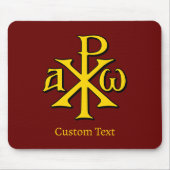 Chi Rho Christogram Muismat (Voorkant)