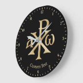 Chi Rho Christogram Muurklok Grote Klok (Hoek)