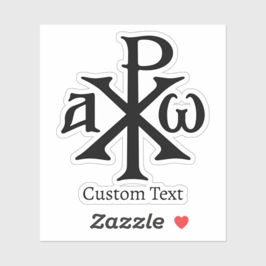 Chi Rho Christogram Sticker (Vel)