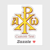 Chi Rho Christogram Sticker (Vel)