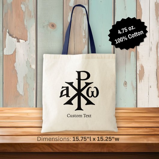 Chi Rho Christogram Tote Bag