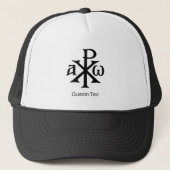 Chi Rho Christogram Trucker Pet (Voorkant)
