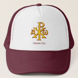 Chi Rho Christogram Trucker Pet