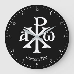 Chi Rho Christogram wandklok