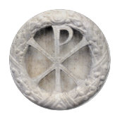 Chi Rho - De Christogram Snijplank (Voorkant)