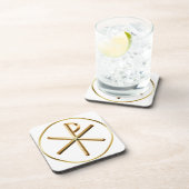 Chi-Rho-gloed Bier Onderzetter (Rechterzijde)