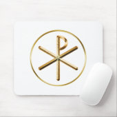 Chi-Rho-gloed Muismat (Met muis)